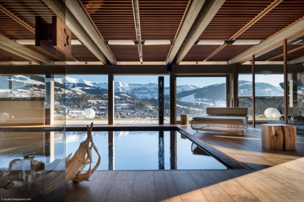 Chalet Mont-Blanc - Megeve - Indoor swimming pool